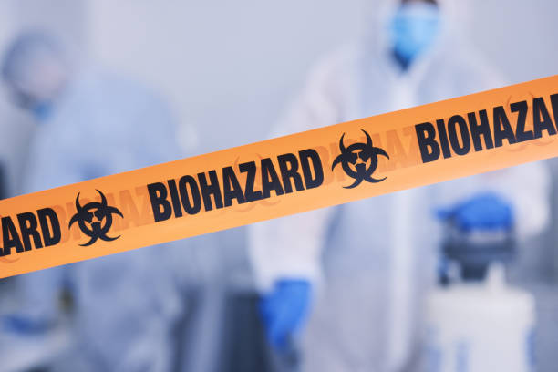 Professional Biohazard Cleanup technician working in Biddeford, ME